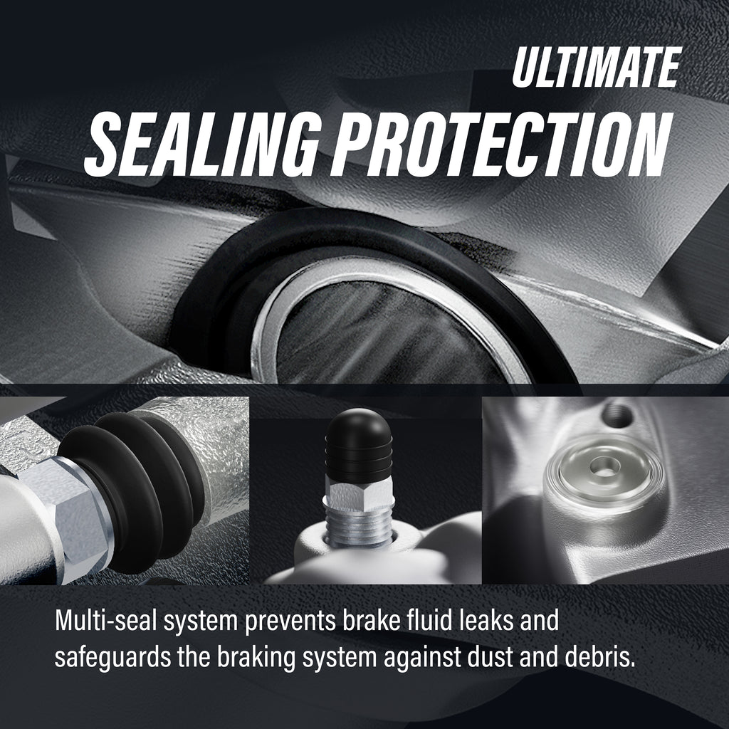 Rear Brake Caliper Left Right Side (Driver Passenger) Kit For 2014-2018 Kia Soul