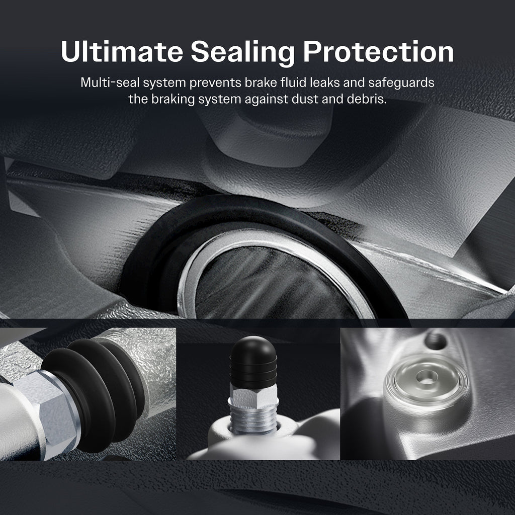 [Front+Rear] 2008-2009 Audi TT With Mounting Bracket Premium OE Brake Caliper Kit For Max Safe Braking