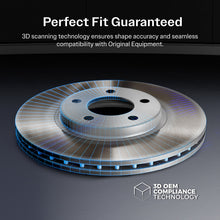 Charger l'image dans la galerie, [Rear] 2018-2021 Jeep Wrangler Rubicon Premium Coated Rotors &amp; Ceramic Pads Brake Kit For Max Braking