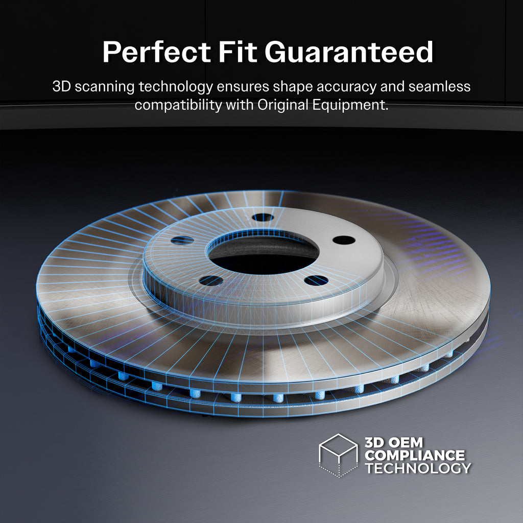 Front Coated Brake Rotor Ceramic Pad Kit For Honda Accord With 282mm Diameter KGT-100218
