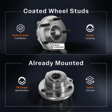 Charger l'image dans la galerie, Front Rear Wheel Bearing &amp; Hub Assembly Kit For 2015-2017 Chrysler 200 FWD
