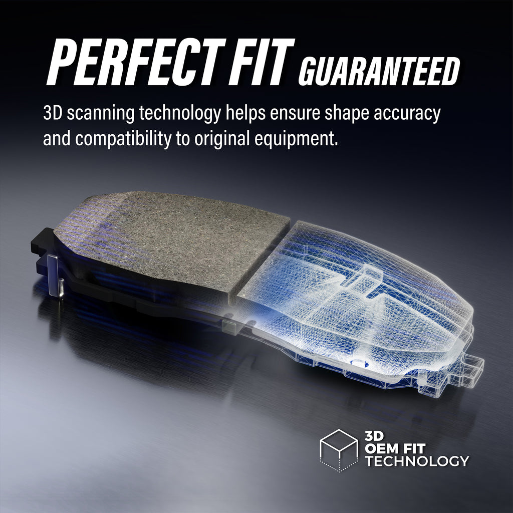 Rear Brake Rotors & Ceramic Pad Kit For Hyundai Kona With Electric Parking
