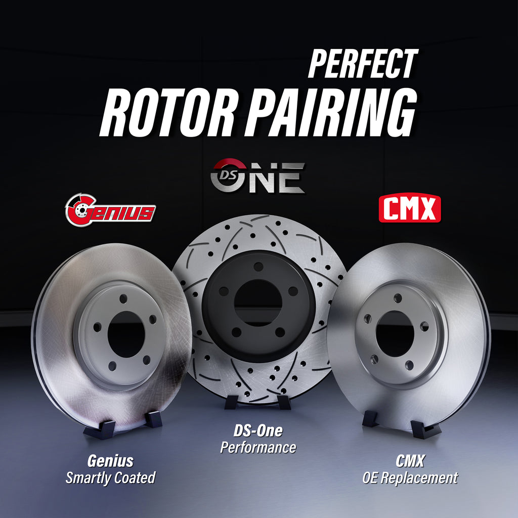 Front Rear Brake Rotors Ceramic Pad Kit For 13 Audi A6 With 345mm Diameter Rotor