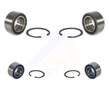 Front Rear Wheel Bearing Kit For Volkswagen Passat Audi A4 Quattro S4 A6 90