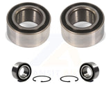 Front Rear Wheel Bearing Kit For Jaguar XF XJR XK XKR XJR575 XKR-S