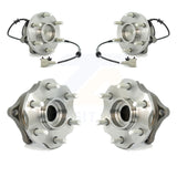 Front Rear Wheel Bearing & Hub Assembly Kit For 2005-2012 Nissan Pathfinder RWD