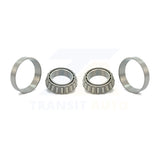 Front Inner Wheel Bearing Race Pair For Chevrolet Dodge C1500 GMC Ram 2500 C3500