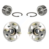 Front Rear Wheel Bearing And Hub Assembly Kit For Honda Civic