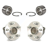 Front Rear Wheel Bearing And Hub Assembly Kit For Scion tC Toyota Celica