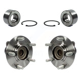 Front Rear Wheel Bearing And Hub Assembly Kit For Kia Soul