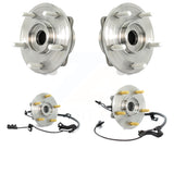 Front Rear Wheel Bearing & Hub Assembly Kit For 2009-2020 Dodge Journey