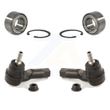 Front Wheel Bearing & Tie Rod End Kit For Mitsubishi Outlander Sport Lancer RVR