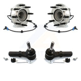Front Wheel Bearing & Tie Rod End Kit For Chevrolet Express 3500 2500 GMC Savana