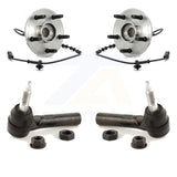 Front Wheel Bearing And Tie Rod End Kit For 2002-2005 Dodge Ram 1500 4-Wheel ABS