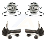 Front Wheel Bearing & Tie Rod End Kit For 06-08 Dodge Ram 1500 With 8 Lug Wheels