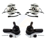 Front Wheel Bearing And Tie Rod End Kit For Dodge Ram 1500