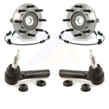 Front Wheel Bearing And Tie Rod End Kit For Dodge Ram 2500 3500