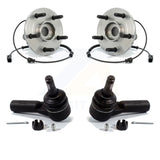 Front Wheel Bearing And Tie Rod End Kit For Dodge Ram 1500