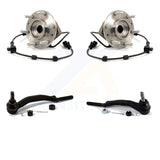 Front Wheel Bearing & Tie Rod End Kit For Chevrolet Trailblazer GMC Envoy EXT XL