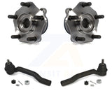 Front Wheel Bearing And Tie Rod End Kit For Nissan Sentra NV200 Leaf LEAF