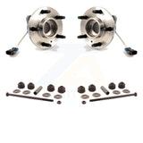 Front Hub Bearing Assembly & Link Kit For Buick LeSabre Lucerne Cadillac DeVille