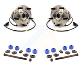 Front Hub Bearing Assembly & Link Kit For Chevrolet S10 Blazer GMC Sonoma Jimmy