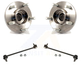 Front Hub Bearing Assembly And Link Kit For Volvo S40 C70 C30 V50