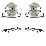 Front Hub Bearing Assembly & Link Kit For 06-08 Ford F-150 4WD With 7 Lug Wheels