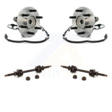 Front Hub Bearing Assembly And Link Kit For Ford F-150