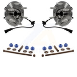 Front Hub Bearing Assembly & Link Kit For Chevrolet Silverado 1500 GMC Sierra XL