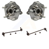 Front Hub Bearing Assembly And Link Kit For 2014 Nissan Rogue