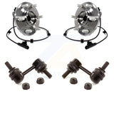 Front Hub Bearing Assembly And Link Kit For Infiniti QX80 Nissan Armada QX56