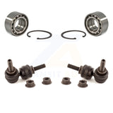 Front Wheel Bearing And Link Kit For 1990-1992 Toyota Corolla