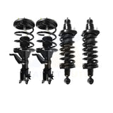 Front Rear Shock Strut Coil Spring Kit For Honda Civic Excludes Hybrid Si Models