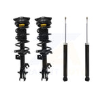 Front Rear Complete Shocks Strut And Coil Spring Assemblies Kit For Nissan Versa