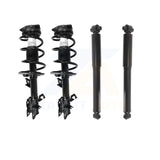 Front Rear Complete Shocks Strut And Coil Spring Assemblies Kit For Nissan Rogue