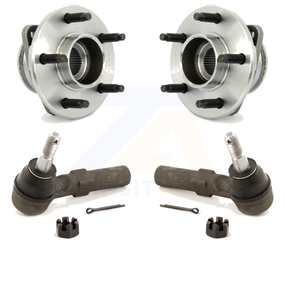 Detroit Axle 8-Piece Front Suspension Kit For Chevrolet Equinox, Pontiac Torrent, Saturn Vue | Non-ABS, 2002-2007
