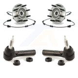 Front Wheel Bearing & Tie Rod End Kit For 06-08 Dodge Ram 1500 With 8 Lug Wheels