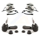 Front Wheel Bearing And Tie Rod End Kit For Dodge Ram 1500