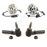 Front Wheel Bearing And Tie Rod End Kit For 2008 Isuzu i-370 RWD