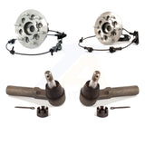 Front Wheel Bearing And Tie Rod End Kit For Chevrolet Colorado GMC Canyon Isuzu