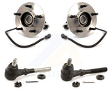 Front Wheel Bearing And Tie Rod End Kit For Ford F-150 4WD with 4-Wheel ABS