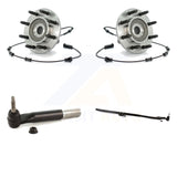 Front Wheel Bearing And Tie Rod End Kit For 2008 Dodge Ram 1500 4WD