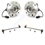 Front Hub Bearing Assembly And Link Kit For Saab 9-3 9-3X