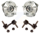 Front Hub Bearing Assembly & Link Kit For Subaru Impreza Forester Outback Legacy