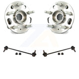 Front Hub Bearing Assembly & Link Kit For Chevrolet Malibu Buick Impala LaCrosse