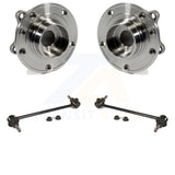 Front Hub Bearing Assembly And Link Kit For 2013-2016 Dodge Dart