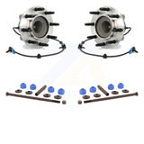 Front Hub Bearing Assembly & Link Kit For Chevrolet Express 3500 2500 GMC Savana