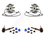 Front Hub Bearing Assembly And Link Kit For Dodge Ram 2500 3500