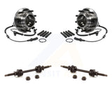 Front Hub Bearing Assembly And Link Kit For Ford F-450 Super Duty F-550 4 X